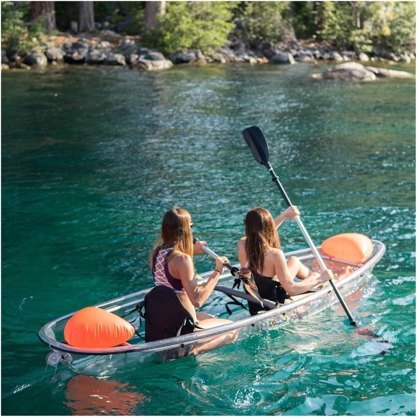 Transparent Double Kayak