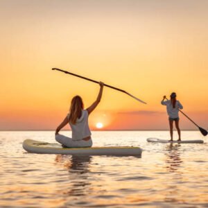 Sunrise Stand-Up Paddleboarding