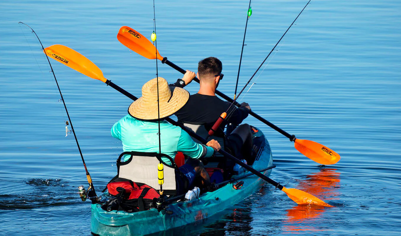 π Double Fishing Kayak Experience (2 Hours)